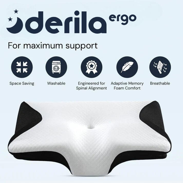 Derila Ergo Memory Foam Pillow V3